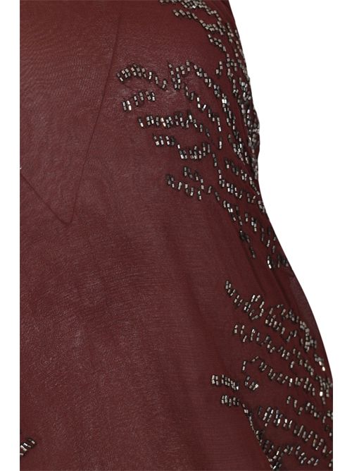 Top in cady di viscosa fluido ricamato a mano Patrizia Pepe | 2C1664 A729B887